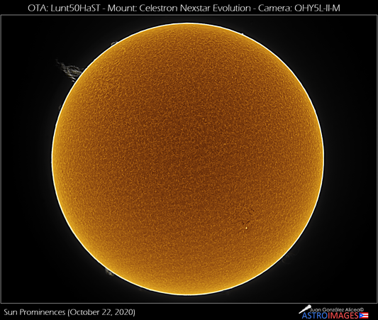 Sun Prominences and AR2776