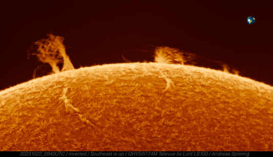 Southeastern part of the sun oct. 22, 2023