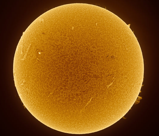 Full disc of sun april 6, 2024