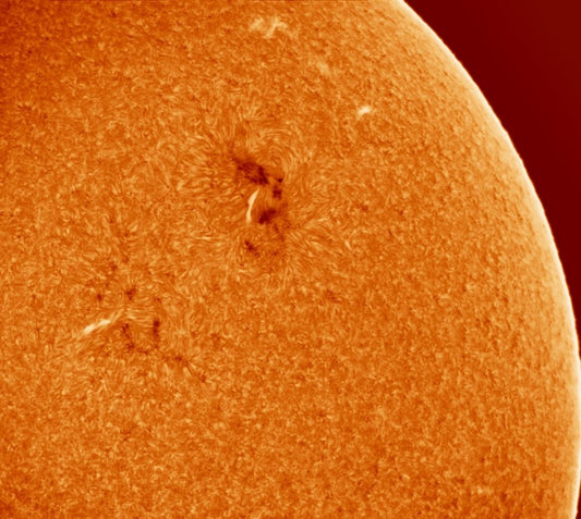 Interesting solar plage