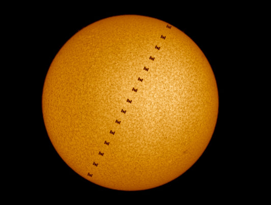 ISS Solar transit from Lake Ahern Observatory Viera Fl