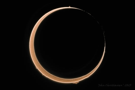 Annular Eclipse - Bailey's Beads - 10-14-23