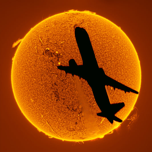 Airplane Transiting the Solar
