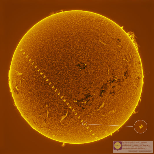 ISS solar transit