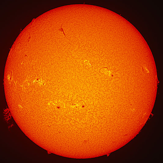 Sun Spot Heart, Forest Fire, Plage, and Filiments.