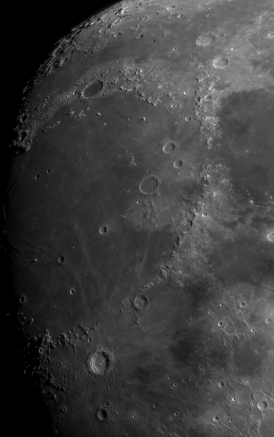 Lunar Fly Over - Astronauts View