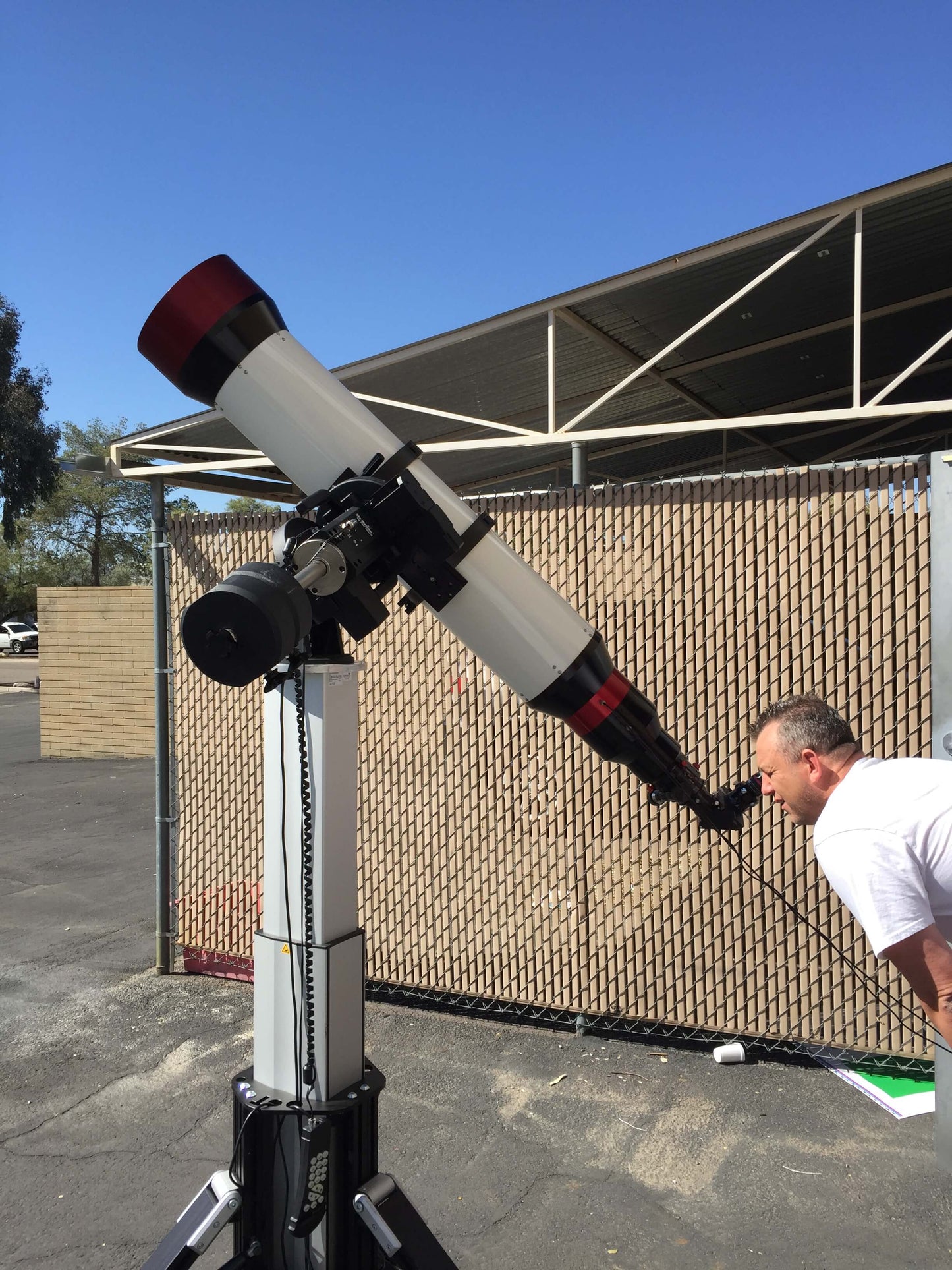 Lunt LS230THa Double Stack Solar Telescope with B3400 Blocking Filter