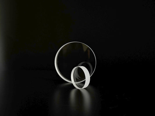 Fused silica optical flat surface detail, sub-wavelength smoothness