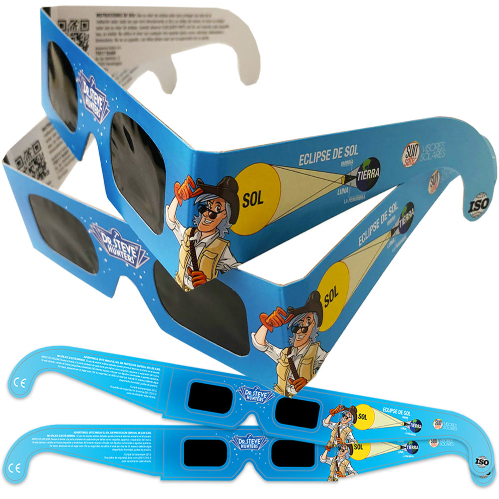 Lunt Spanish Eclipse Glasses - Dr Steve Hunters