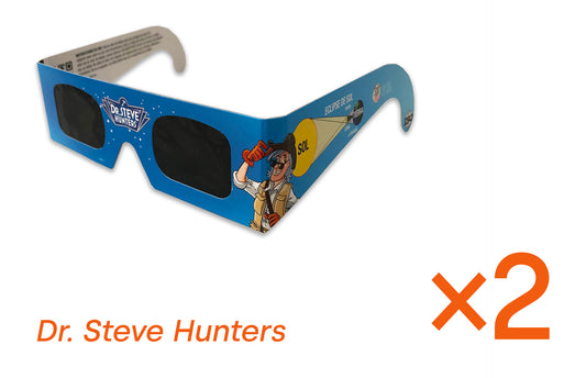 Lunt Spanish Eclipse Glasses - Dr. Steve Hunters - 2 Pack