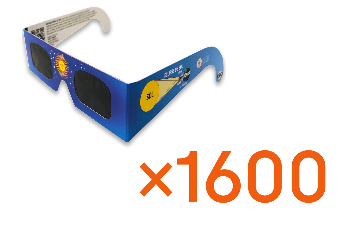 1600 Spanish Language Eclipse Glasses
