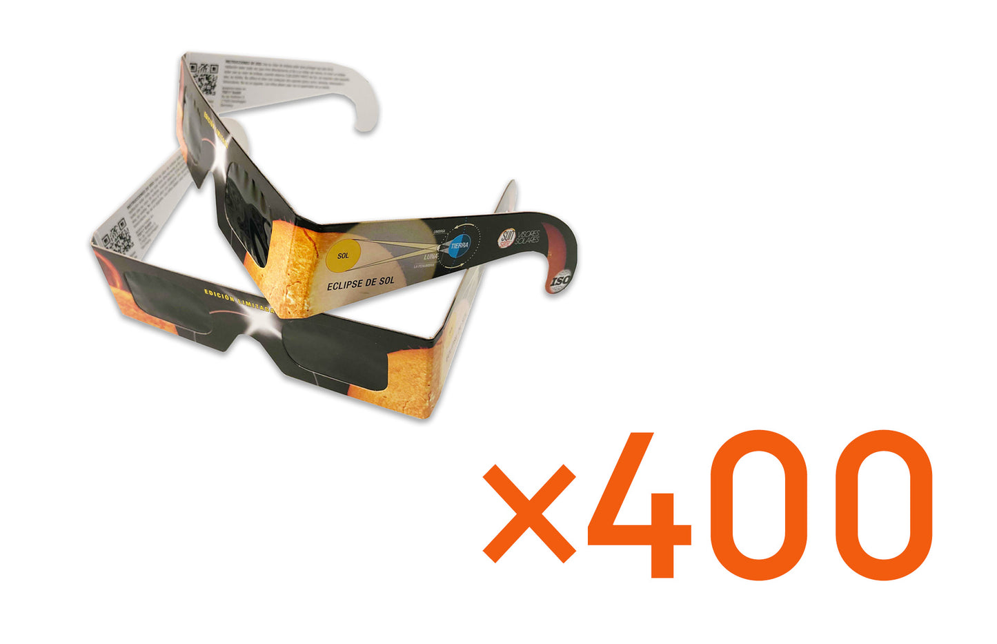400 Spanish Language Eclipse Glasses