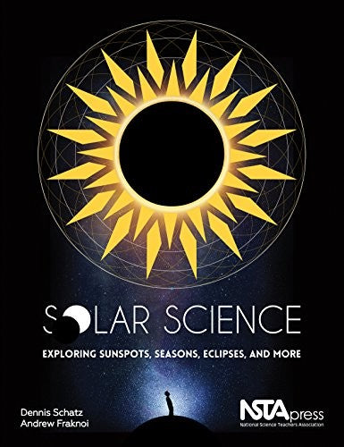 Solar Science book cover showing sun and eclipse imagery