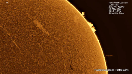 North West Quad, flare &amp; Prom.