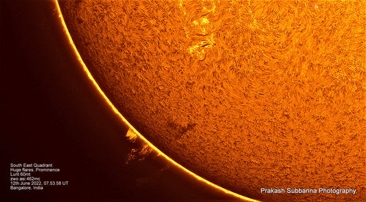 South East Quadrant- Massive flares