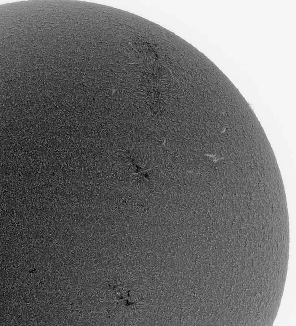 Partial disc, inverted – Lunt Solar Systems