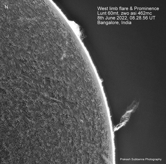 West limb Huge flare