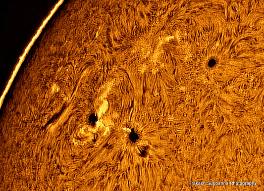 Sunspots 3140 &amp; 3141