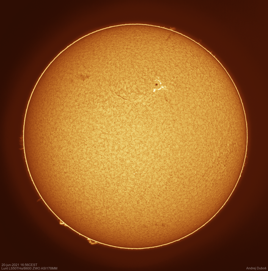 Sun H-alpha 20-jun-2021