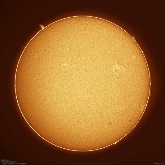 Sun H-alpha 06-jul-2021