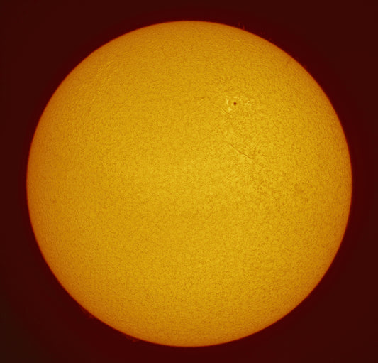 First Shot of 40mm H Alpha Telescope