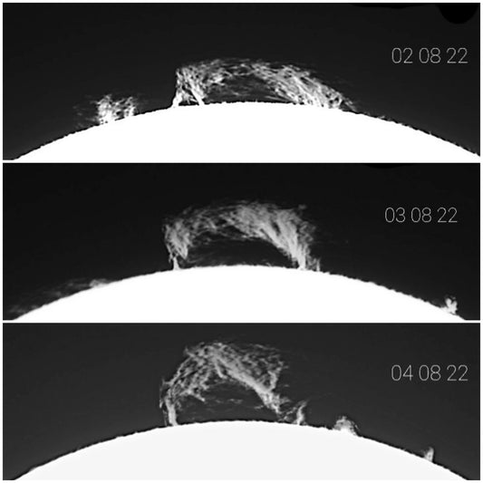 Big prominence Aug 02, 03, 04 3022