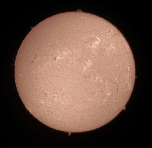 First image through Lunt 60mm double stack