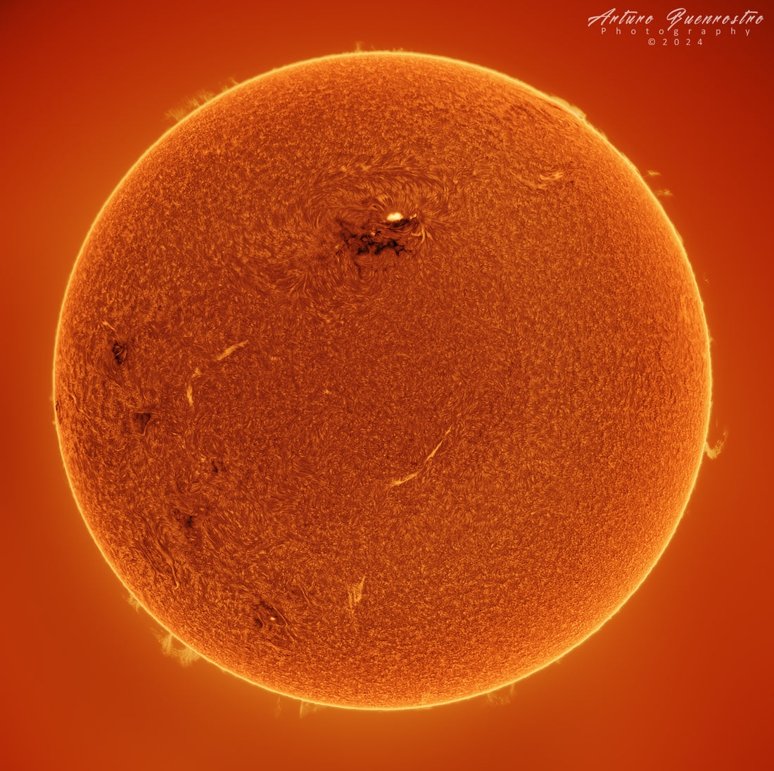 The Sun in February 2024