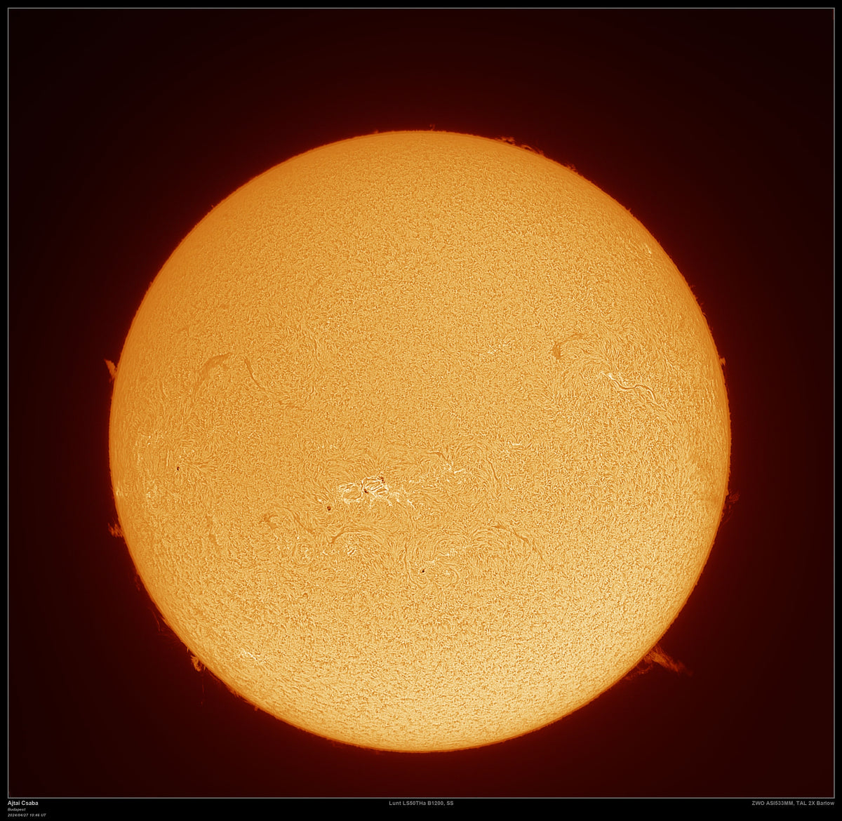 Sun Full Disc – Lunt Solar Systems