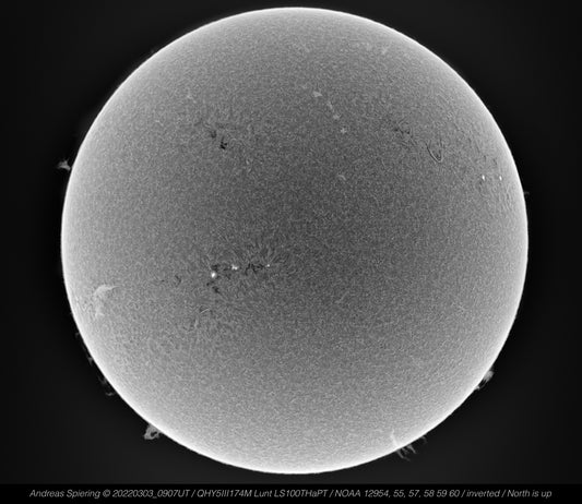 Sun Full Disc March 3, 2022 inverted
