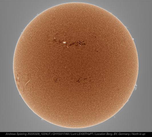 Full Disc of Sun inverted