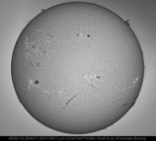 full disk with nine active regions