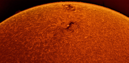 Sunspots AR2824 and AR2826