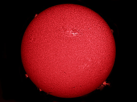 Full disc with AR2824 prominently featured