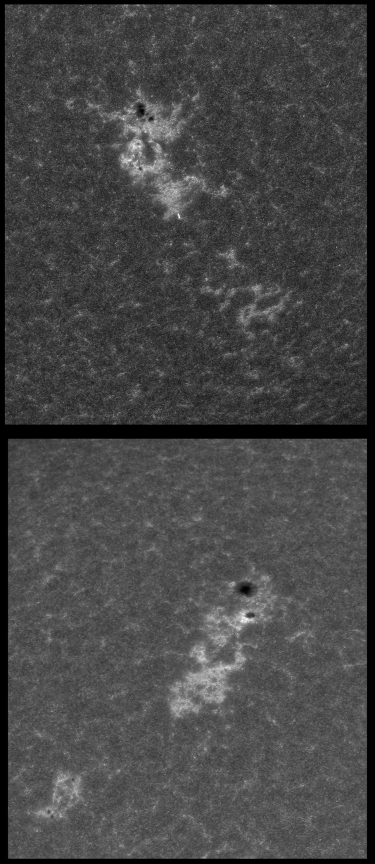 AR 2827 and 2829 in Cak