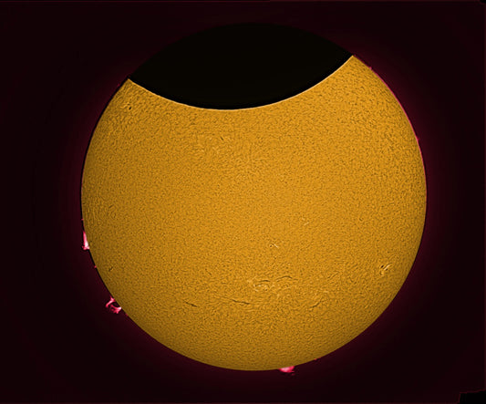 Solar partial eclipse October, 25, 2022