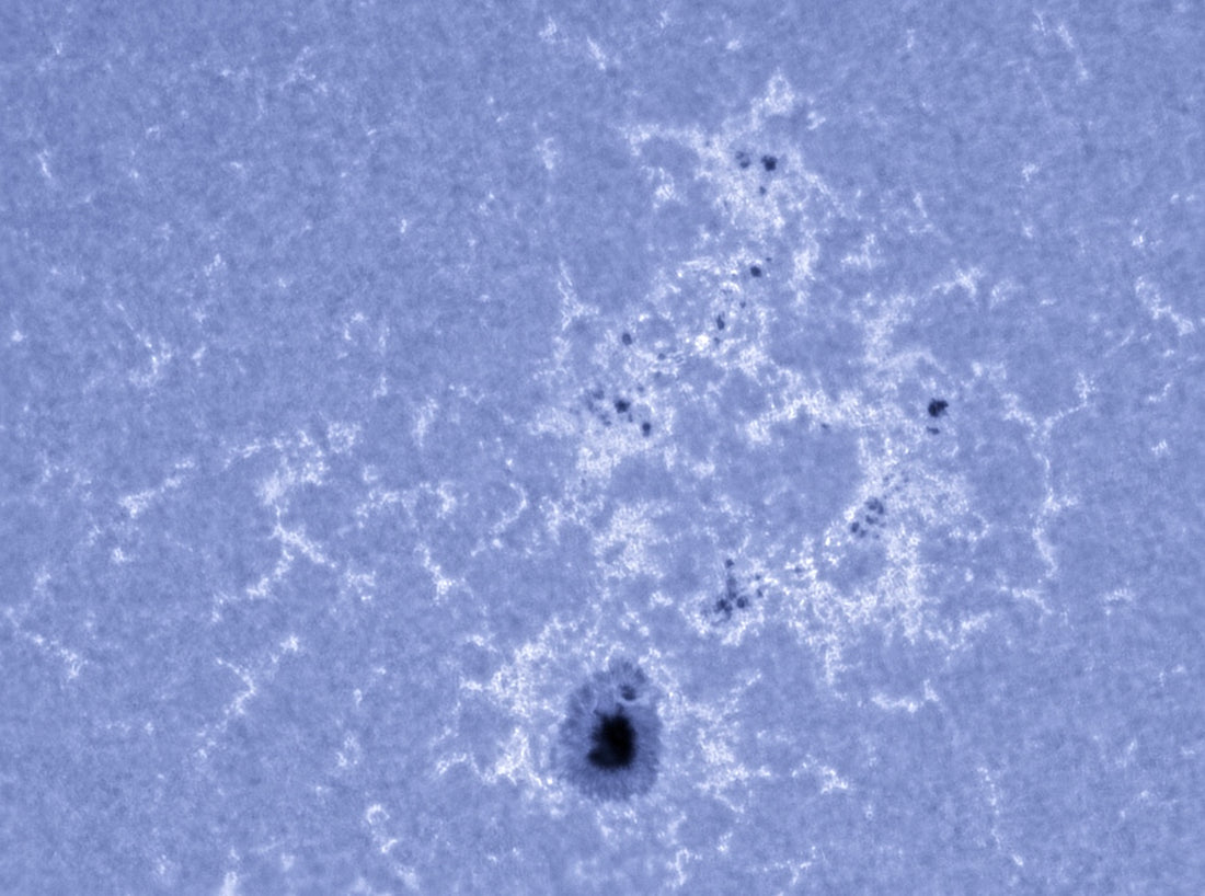 Active region in CaK II