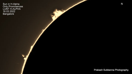 Only prominences.