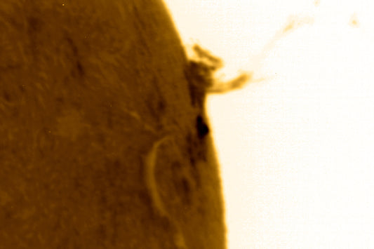 M5.4 Flare in Progress