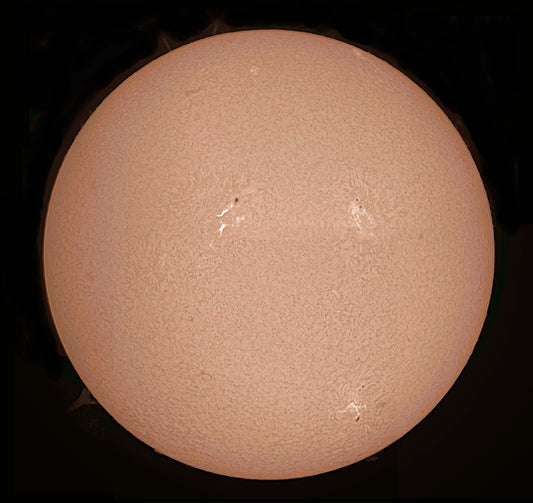 Sun mosaic with Lunt 40mm 2022-02-06, svbony sv305