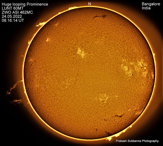 Massive looping Prom East Limb