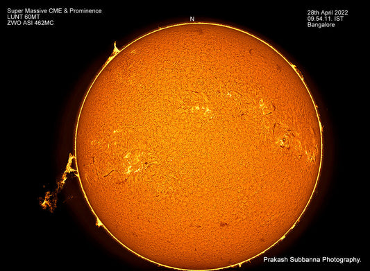 Full disk with a Huge CME
