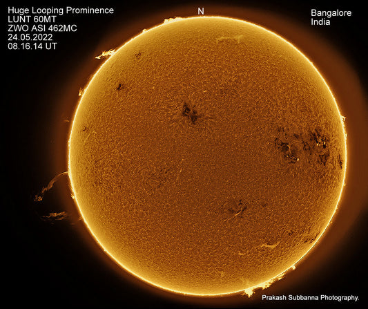 Massive Looping Prom East limb