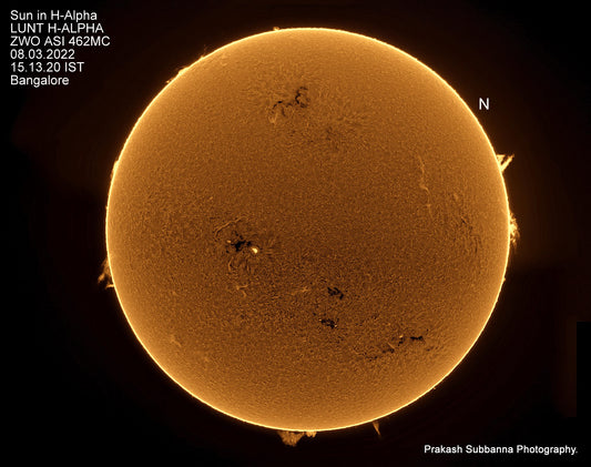 Sun in H-Alpha. Full disk