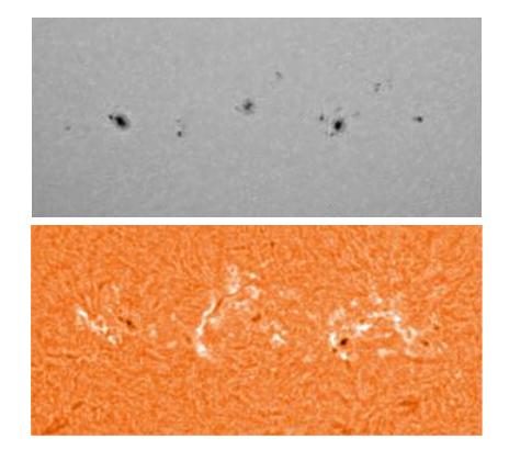 White light vs h-alpha