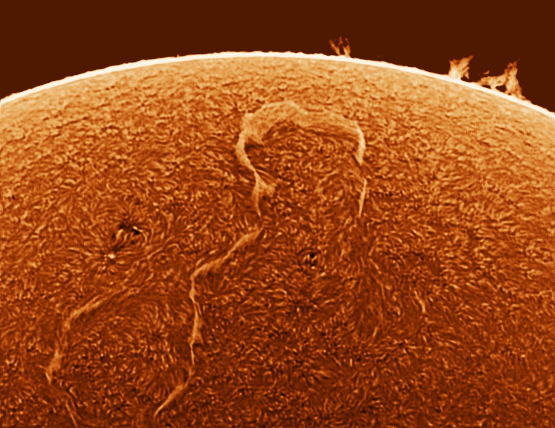 A long filament – Lunt Solar Systems
