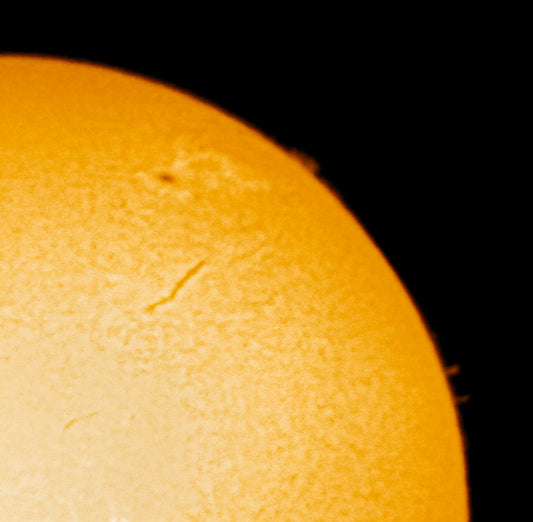 Close up with my Lunt 40mm