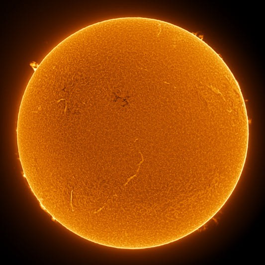 Sun full disc of 9th April