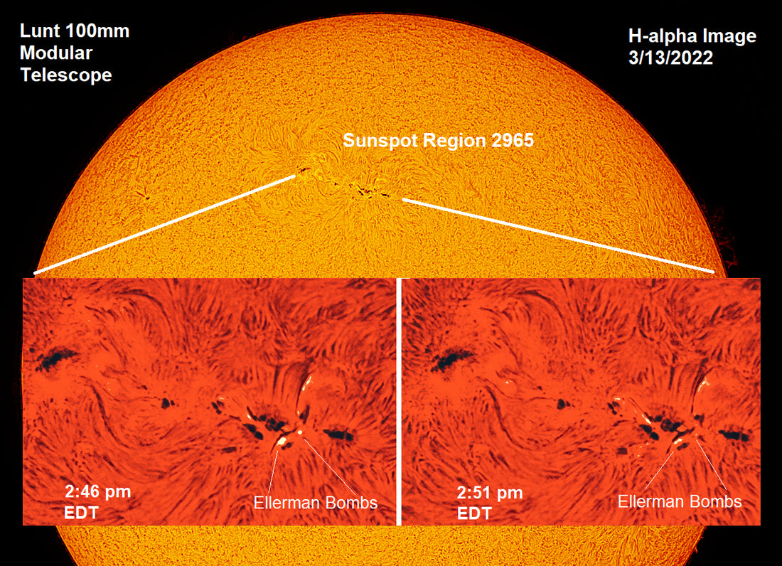 Ellerman bombs in AR2965