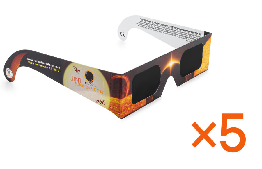 Lunt Adult Eclipse Glasses 5 Pack Lunt Solar Systems